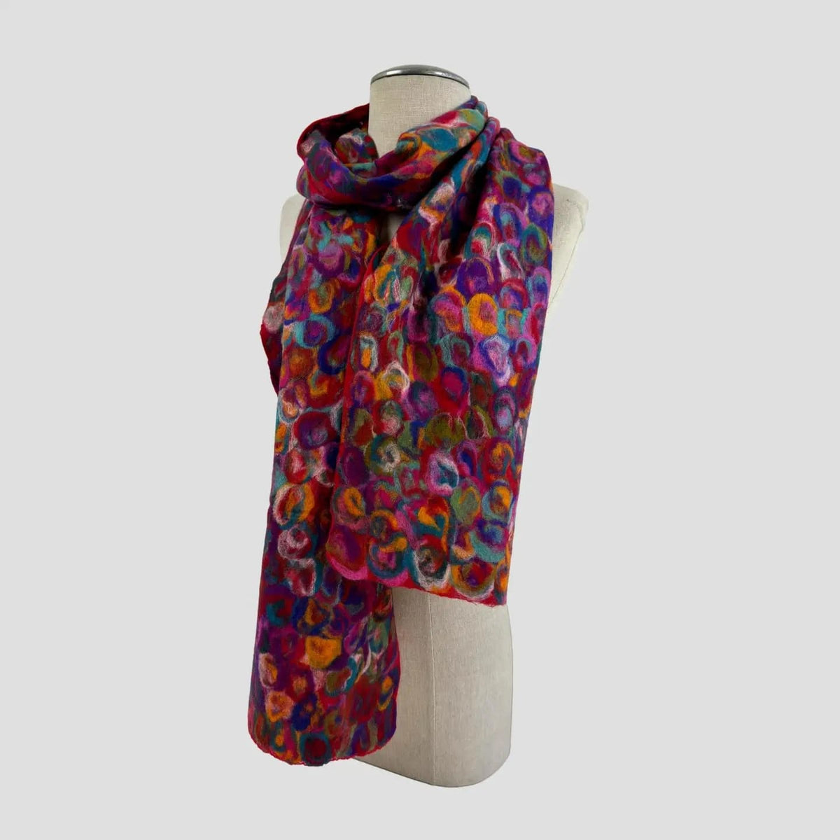 Feltiful Scarves Candy Dot Confetti Felted Scarf Candy Dot Confetti Felted Scarf