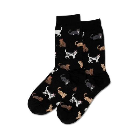 Hot Sox Cat Socks - Multiple Colors