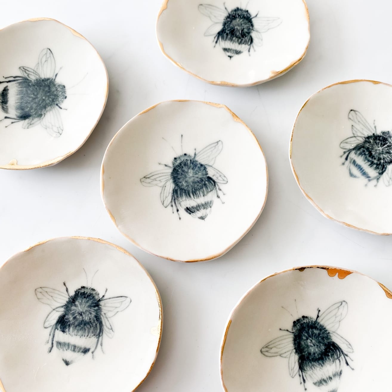Michelle Barrett Ceramics Dishes Bee Ring Dish 64905694 Bee Ring Dish