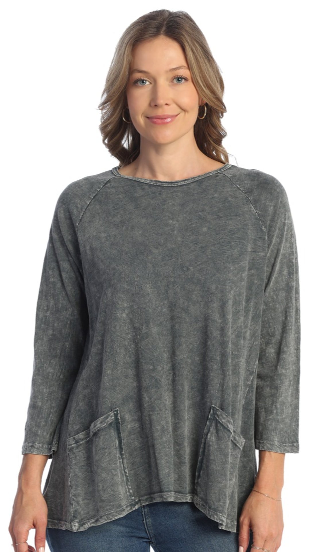 Jess & Jane Mineral Wash Swing Top Charcoal