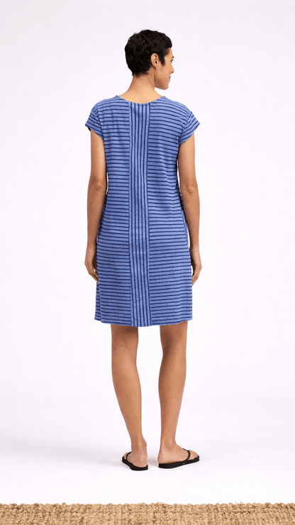 Cut Loose Dresses Cut Loose Navy Stripe T-Shirt Dress - Multiple Colors Cut Loose Navy Stripe T-Shirt Dress - Multiple Colors