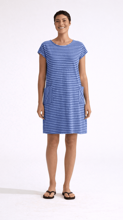 Cut Loose Dresses Cut Loose Navy Stripe T-Shirt Dress - Multiple Colors 85144542 Cut Loose Navy Stripe T-Shirt Dress - Multiple Colors