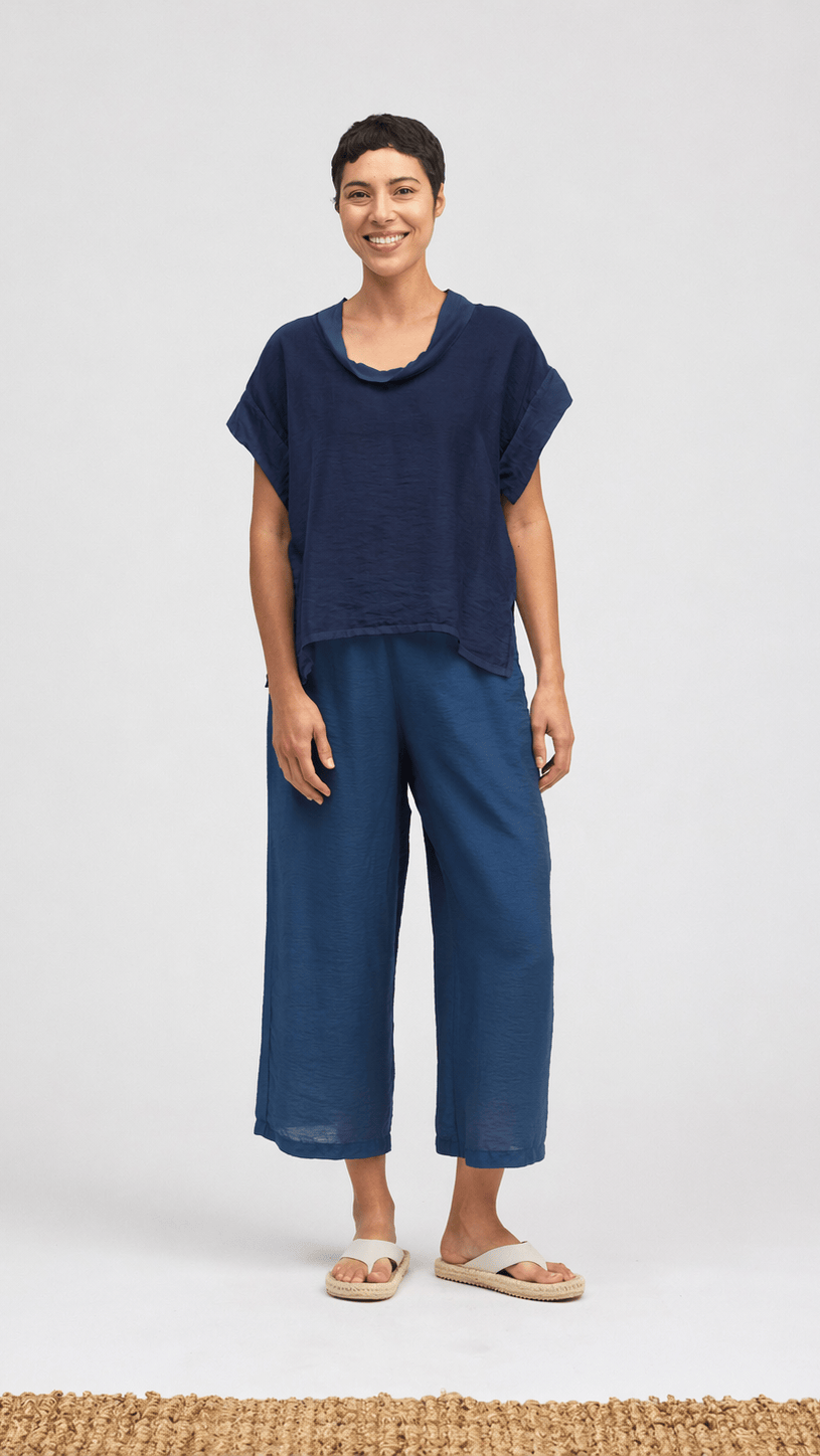 Cut Loose Tops Cut Loose Parachute Short Sleeve Cowl Top - Multiple Colors 06384606 Cut Loose Parachute Short Sleeve Cowl Top - Multiple Colors