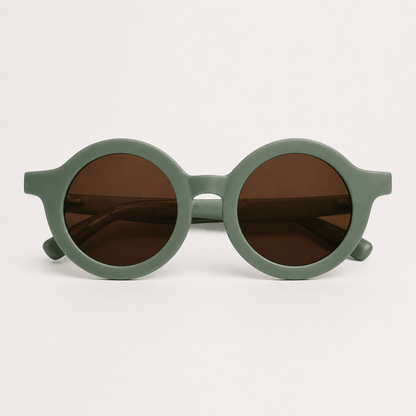 3AM Children's Accessories Retro Matte Round Children's Sunglasses - Multiple Colors 19170526 Retro Matte Round Children's Sunglasses - Multiple Colors