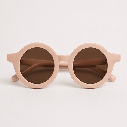 3AM Children's Accessories Retro Matte Round Children's Sunglasses - Multiple Colors 30046942 Retro Matte Round Children's Sunglasses - Multiple Colors