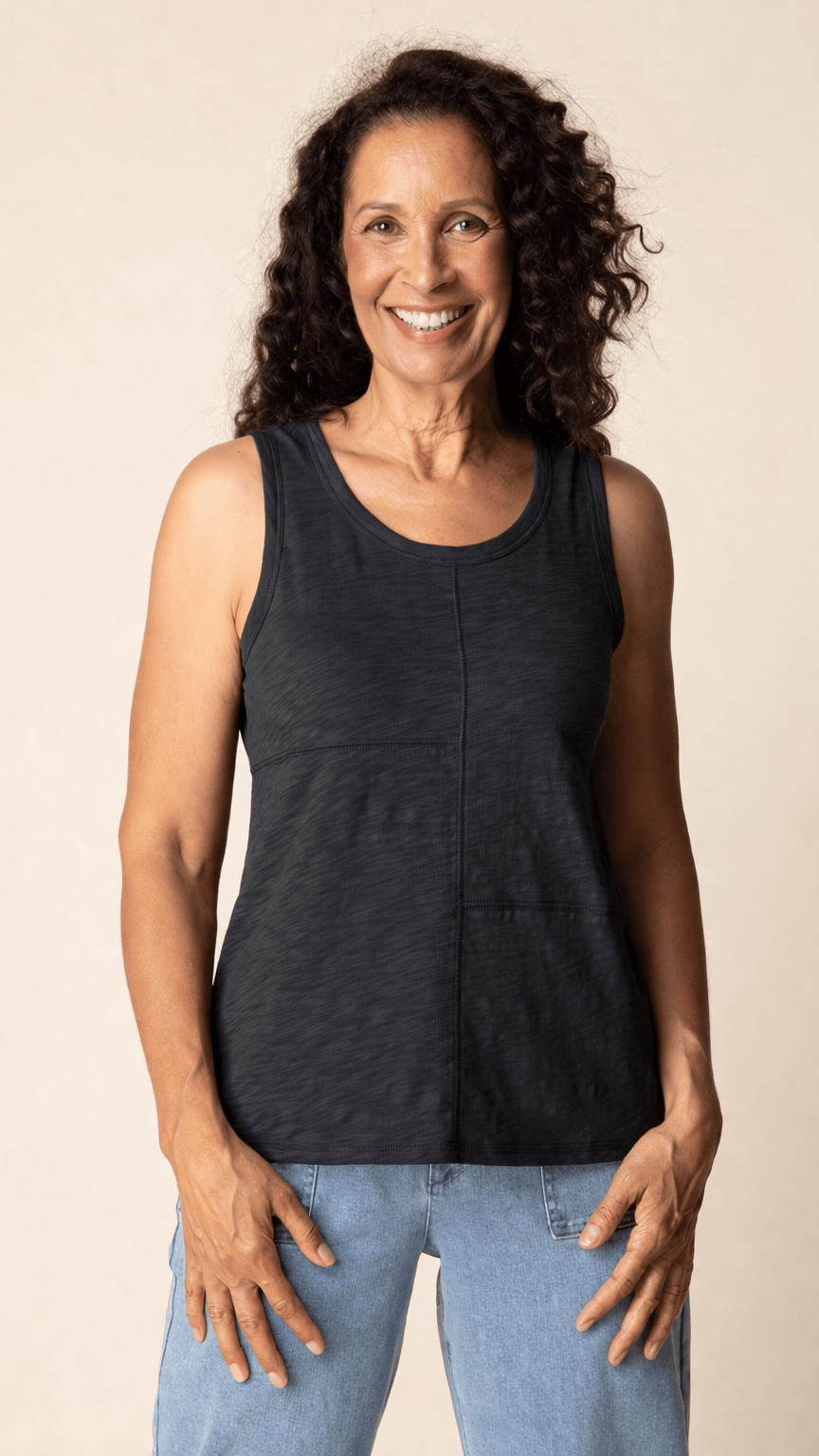 Habitat Tanks Habitat Cotton Pebble Pieced Tank - Multiple Colors 99239134 Habitat Cotton Pebble Pieced Tank - Multiple Colors