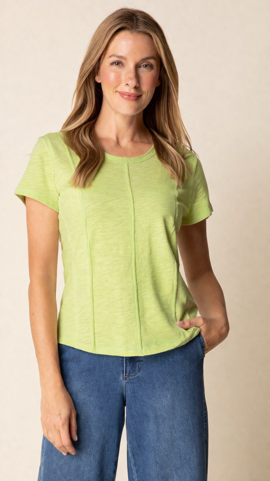 Habitat Cotton Pebble Seamed Tee - Multiple Colors