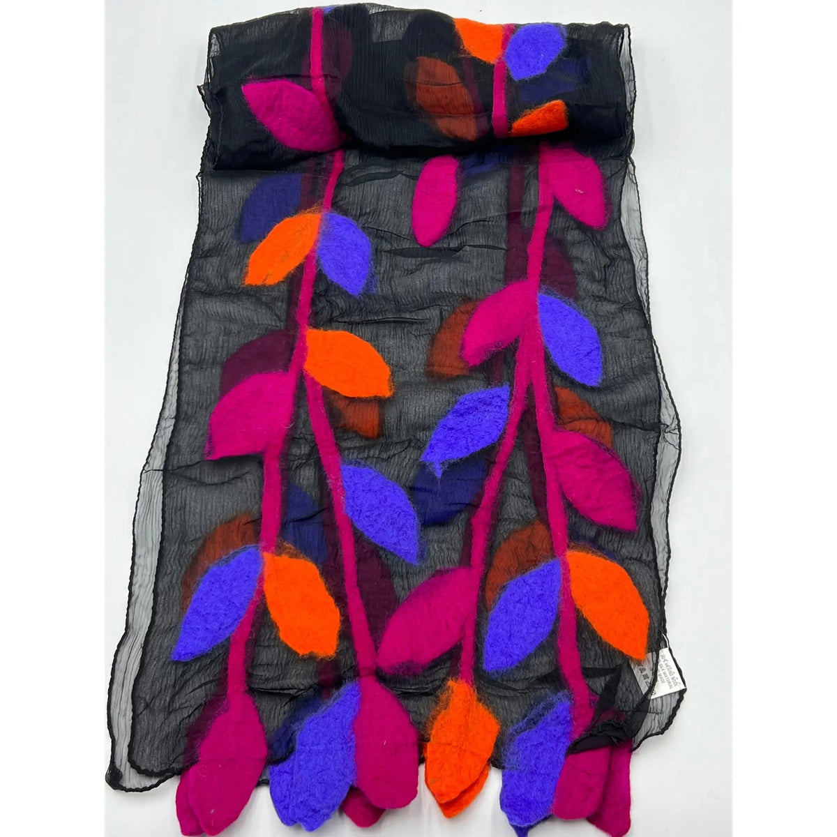Nurbu Inc. Scarves Chiffon Leaf Merino Wool Scarf - Multiple Colors Chiffon Leaf Merino Wool Scarf - Multiple Colors