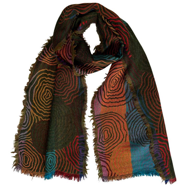 Chinar Scarves Chinar Zia Swirl Scarf - Multiple Colors 75280862 Chinar Zia Swirl Scarf - Multiple Colors