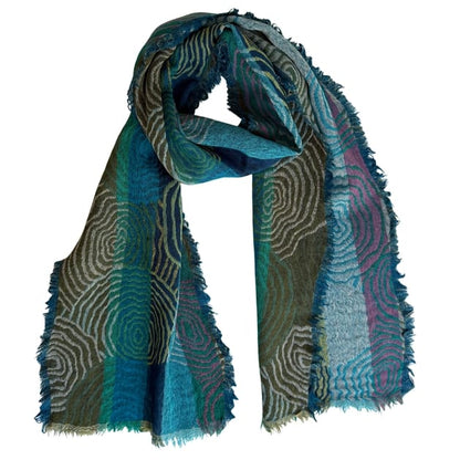 Chinar Scarves Chinar Zia Swirl Scarf - Multiple Colors 78131678 Chinar Zia Swirl Scarf - Multiple Colors