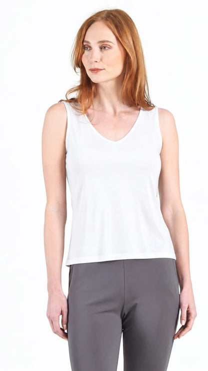Clara Sunwoo Tanks Clara Sunwoo Reversible Neckline Tank - Multiple Colors 70894046 Clara Sunwoo Reversible Neckline Tank - Multiple Colors