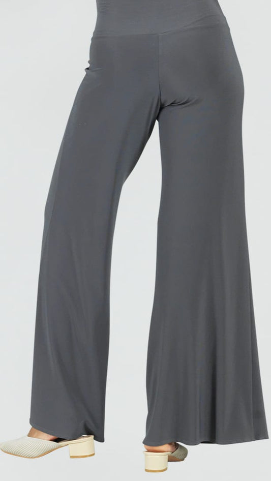 wide-leg pants on a white background