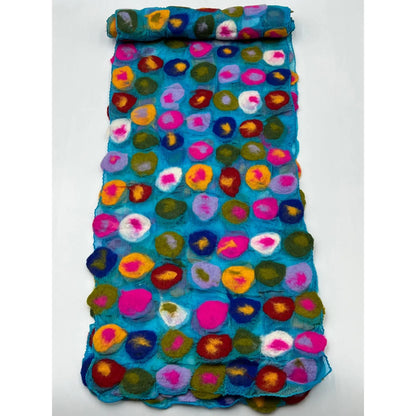 Nurbu Inc. Scarves Confetti Dot Felted Scarf - Multiple Colors Confetti Dot Felted Scarf - Multiple Colors