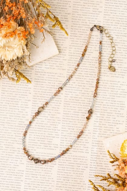 Anne Vaughan Designs Jewelry Necklaces Anne Vaughan Copper Tides Collage Necklace 70163678 Anne Vaughan Copper Tides Collage Necklace