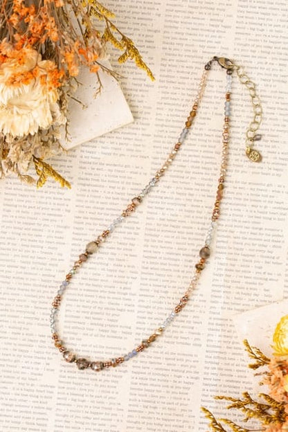 Anne Vaughan Designs Jewelry Necklaces Anne Vaughan Copper Tides Collage Necklace 70163678 Anne Vaughan Copper Tides Collage Necklace