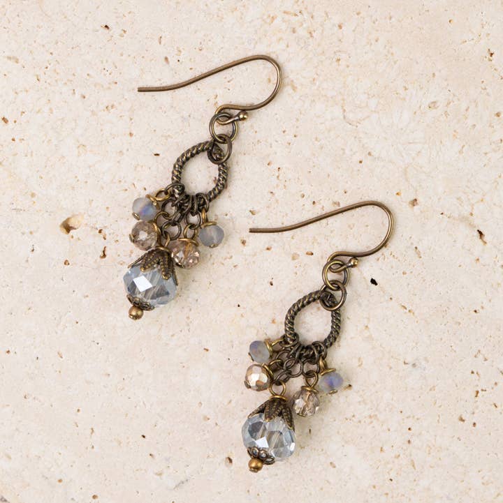 Anne Vaughan Designs Jewelry Earrings Anne Vaughan Copper Tides Crystal Cluster Earrings 38608094 Anne Vaughan Copper Tides Crystal Cluster Earrings
