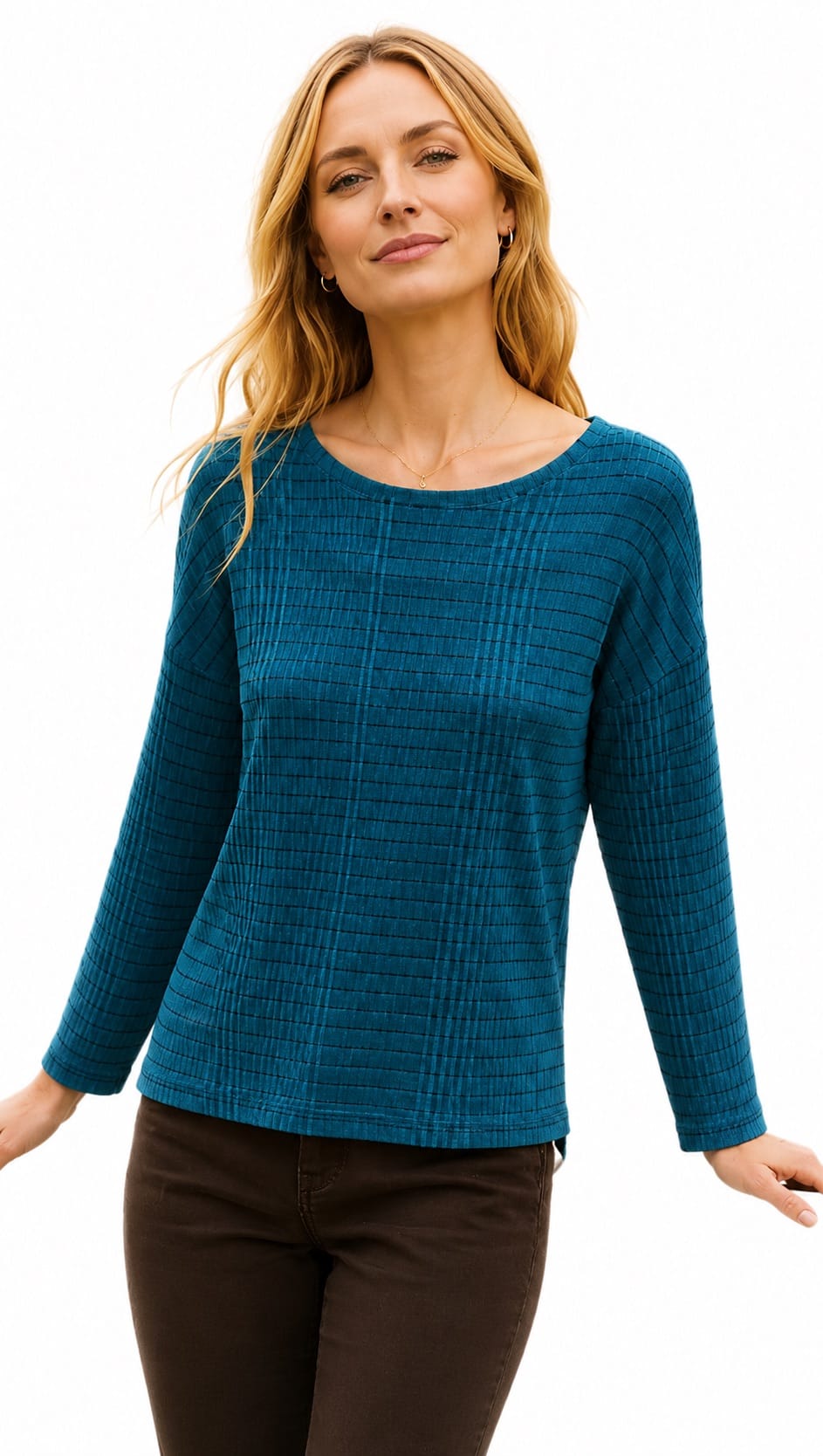 Cotton Lani Tees Cotton Lani Drop Shoulder Long Sleeve Shirt - Multiple Colors 29356766 Cotton Lani Drop Shoulder Long Sleeve Shirt - Multiple Colors