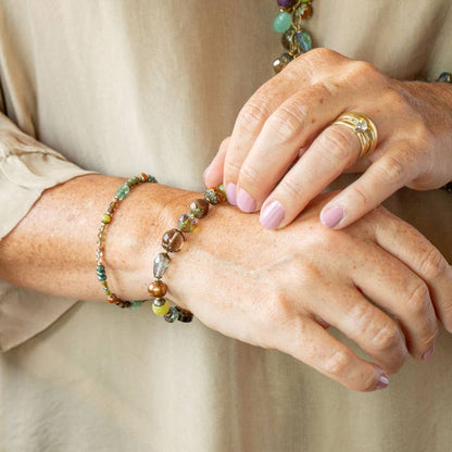 Anne Vaughan Designs Jewelry Bracelets Anne Vaughan Crisp Autumn Collage Bracelet 57203422 Anne Vaughan Crisp Autumn Collage Bracelet