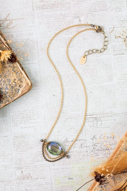 Anne Vaughan Designs Jewelry Necklaces Anne Vaughan Crisp Autumn Crystal Statement Necklace 99065054 Anne Vaughan Crisp Autumn Crystal Statement Necklace