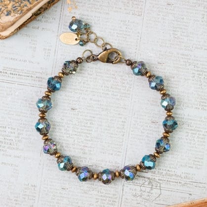 Anne Vaughan Designs Jewelry Bracelets Anne Vaughan Crisp Autumn Crystal Simple Bracelet 06052574 Anne Vaughan Crisp Autumn Crystal Simple Bracelet