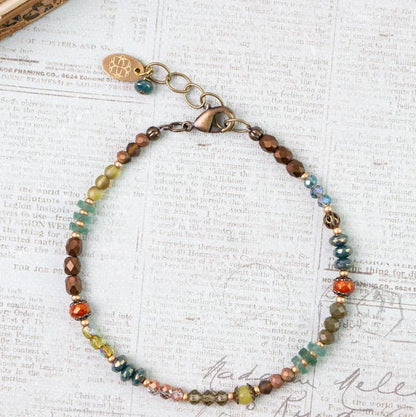 Anne Vaughan Designs Jewelry Bracelets Anne Vaughan Crisp Autumn Mixed Collage Bracelet 69688030 Anne Vaughan Crisp Autumn Mixed Collage Bracelet