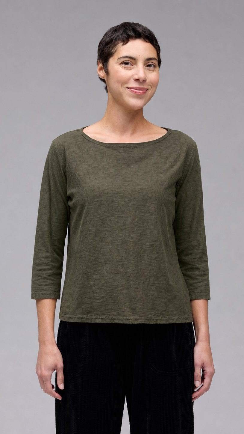 Cut Loose Tees Cut Loose 3/4 Sleeve Boatneck Tee - Multiple Colors Cut Loose 3/4 Sleeve Boatneck Tee - Multiple Colors