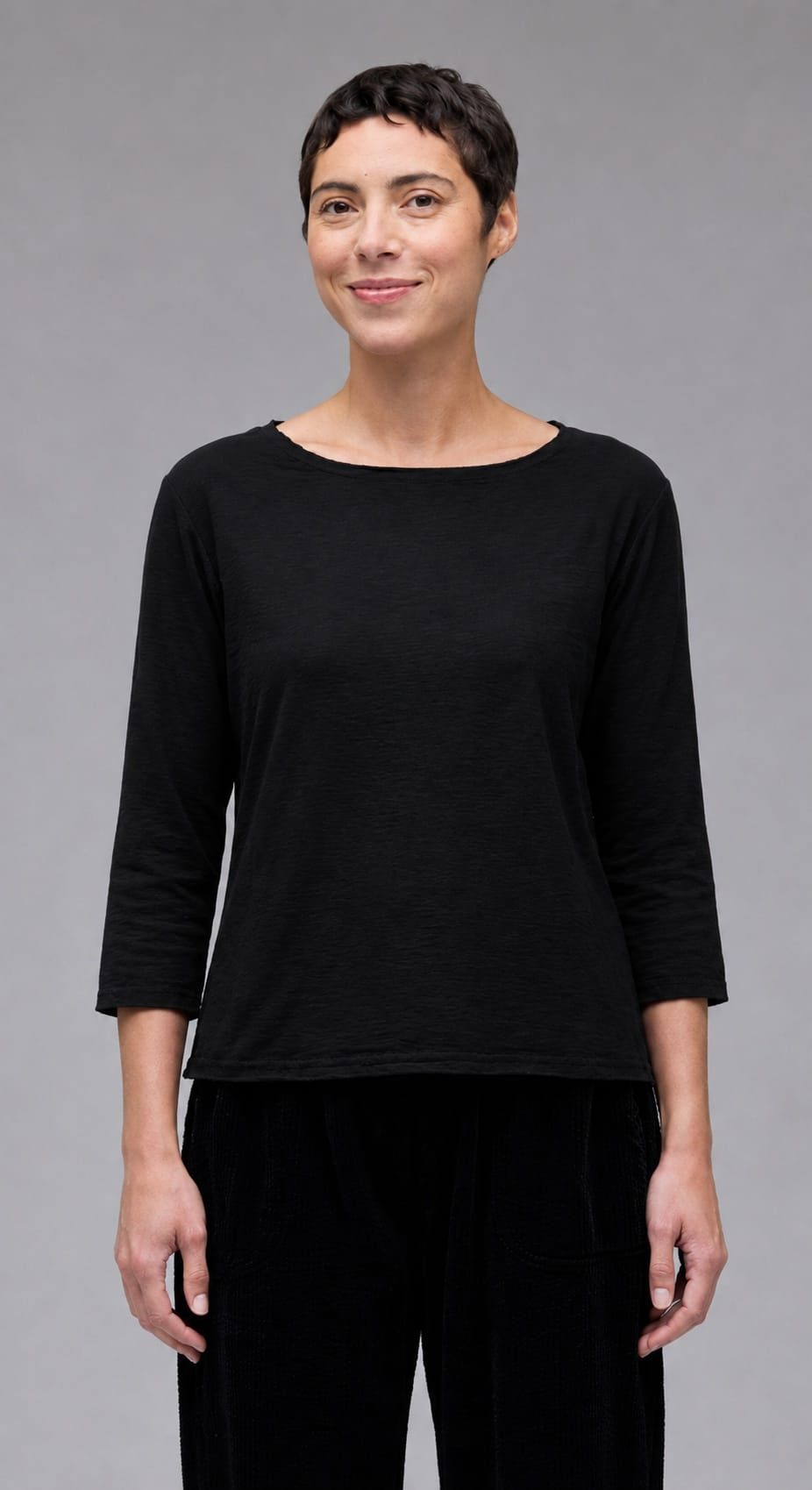Cut Loose 3/4 Sleeve Boatneck Tee - Multiple Colors