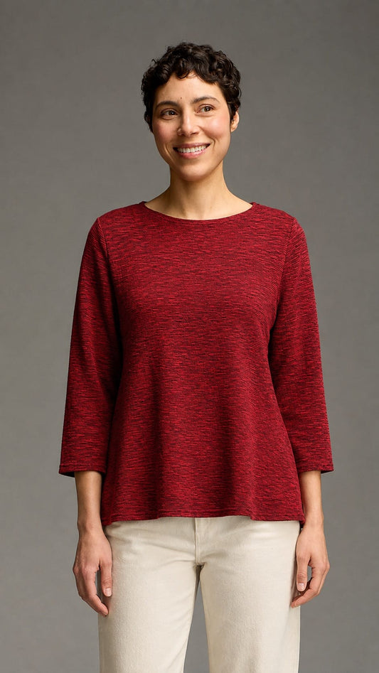 Cut Loose Tops Cut Loose Crimped A-Line Boatneck Top - Multiple Colors 07986910 Cut Loose Crimped A-Line Boatneck Top - Multiple Colors