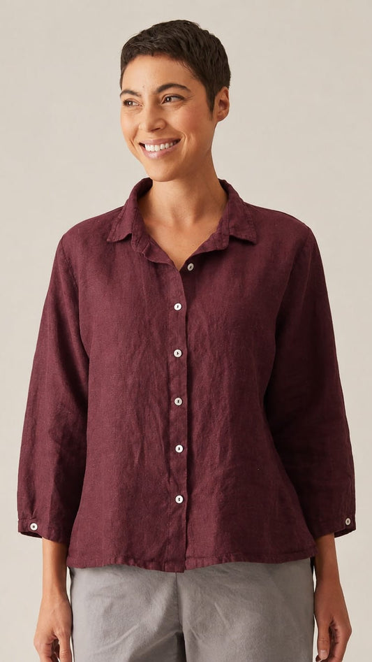 Cut Loose Blouses Cut Loose Parachute Hi-Low Crop Shirt - Multiple Colors 73062110 Cut Loose Parachute Hi-Low Crop Shirt - Multiple Colors