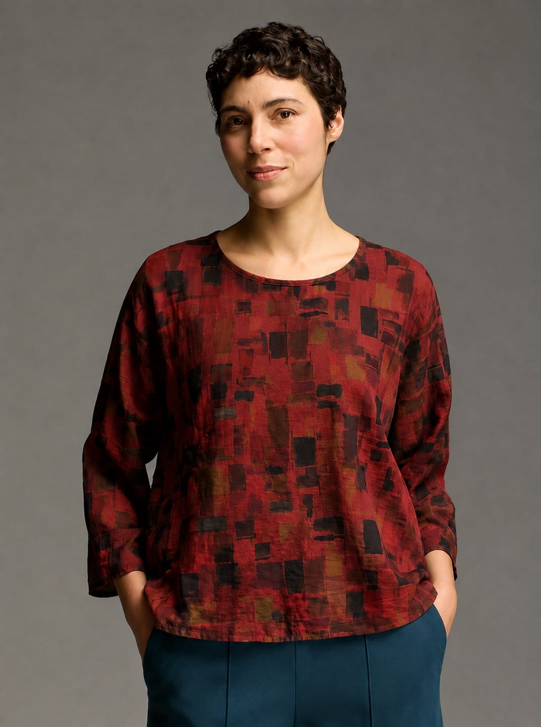 Cut Loose Sea Glass 3/4 Split Back Shirt - Multiple Colors