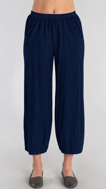 Cut Loose Pants Cut Loose Cotton/Linen Cropped Pant with Darts - Multiple Colors Cut Loose Cotton/Linen Cropped Pant with Darts - Multiple Colors
