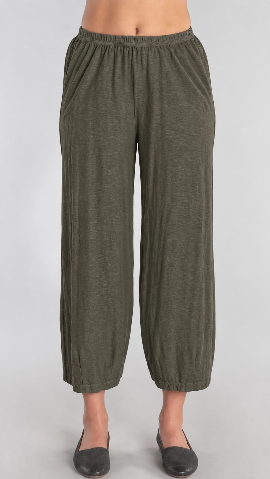 Cut Loose Pants Cut Loose Cotton/Linen Cropped Pant with Darts - Multiple Colors Cut Loose Cotton/Linen Cropped Pant with Darts - Multiple Colors