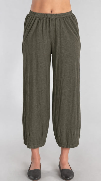 Cut Loose Pants Cut Loose Cotton/Linen Cropped Pant with Darts - Multiple Colors Cut Loose Cotton/Linen Cropped Pant with Darts - Multiple Colors
