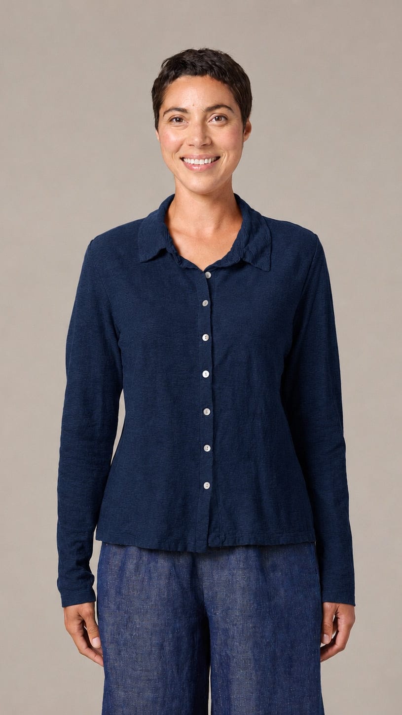 Cut Loose Tops Cut Loose Long Sleeve Fitted Shirt - Multiple Colors Cut Loose Long Sleeve Fitted Shirt - Multiple Colors