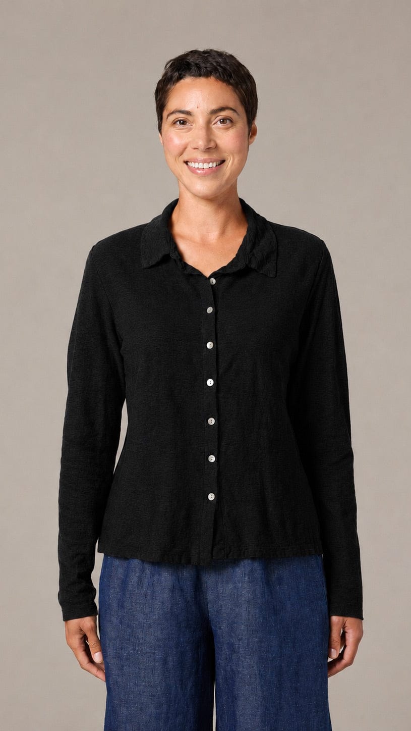 Cut Loose Tops Cut Loose Long Sleeve Fitted Shirt - Multiple Colors Cut Loose Long Sleeve Fitted Shirt - Multiple Colors