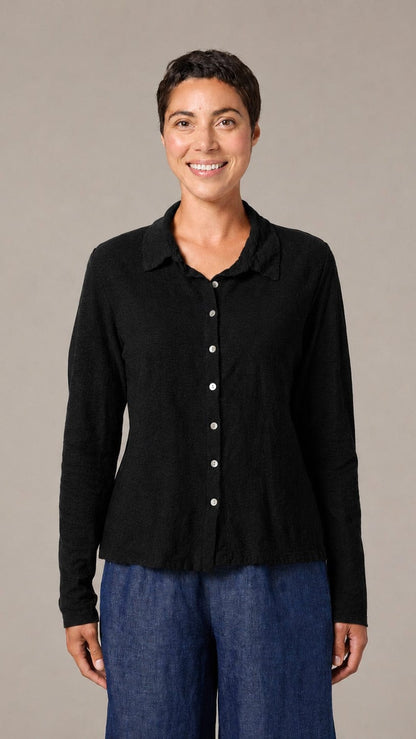 Cut Loose Tops Cut Loose Long Sleeve Fitted Shirt - Multiple Colors Cut Loose Long Sleeve Fitted Shirt - Multiple Colors