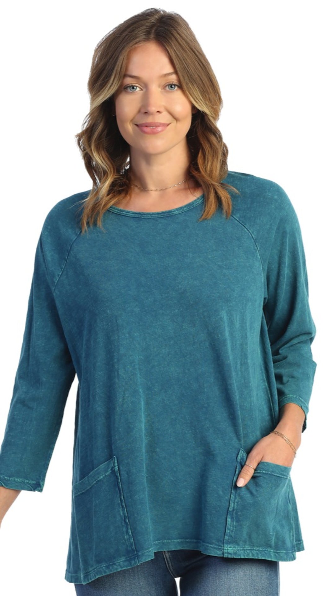 Jess & Jane Mineral Wash Swing Top Cypress