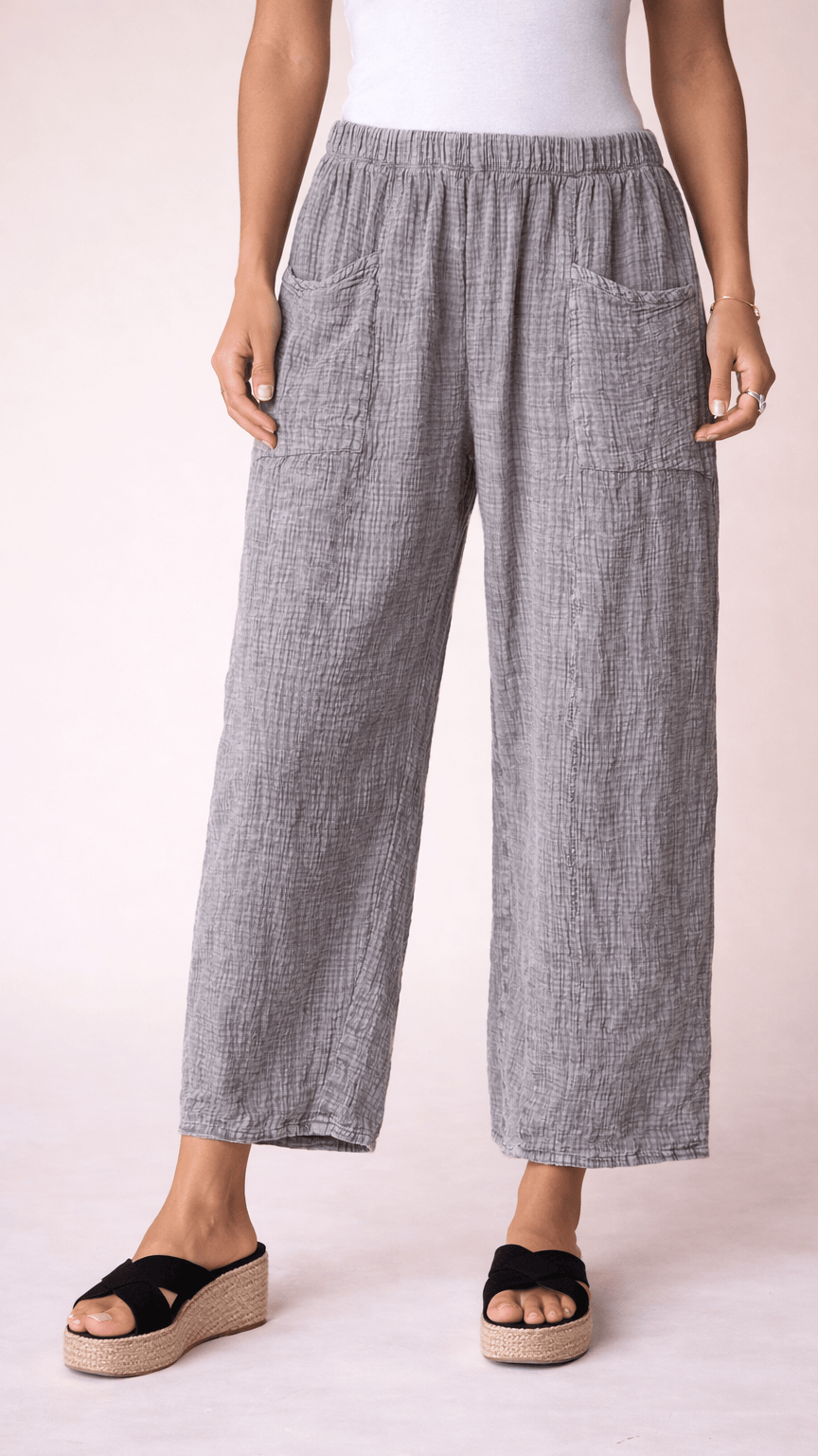 Cotton Lani Pants Cotton Lani Mineral Wash Cotton Gauze Lantern Pant - Multiple Colors 72215262 Cotton Lani Mineral Wash Cotton Gauze Lantern Pant - Multiple Colors