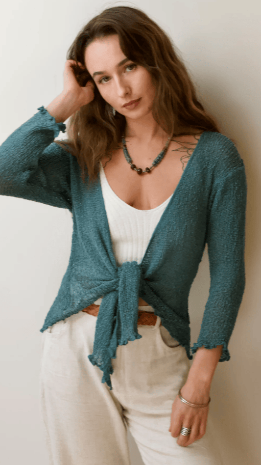 Island Tribe Knits Cardigans Double Knit One Size Shrug - Multiple Colors 03012062 Double Knit One Size Shrug - Multiple Colors