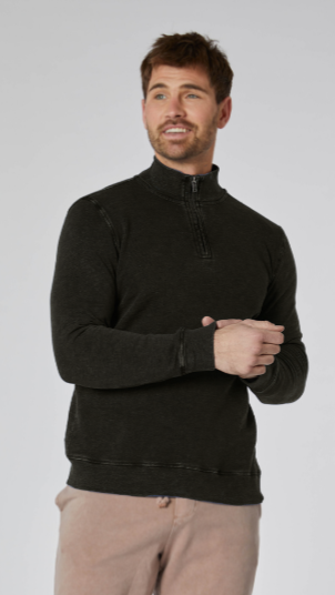 Mododoc 1/4 Zip Mock Neck Shirt - Multiple Colors