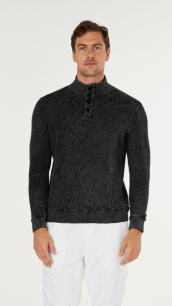 Mododoc Long Sleeve 1/4 Button Shirt - Multiple Colors