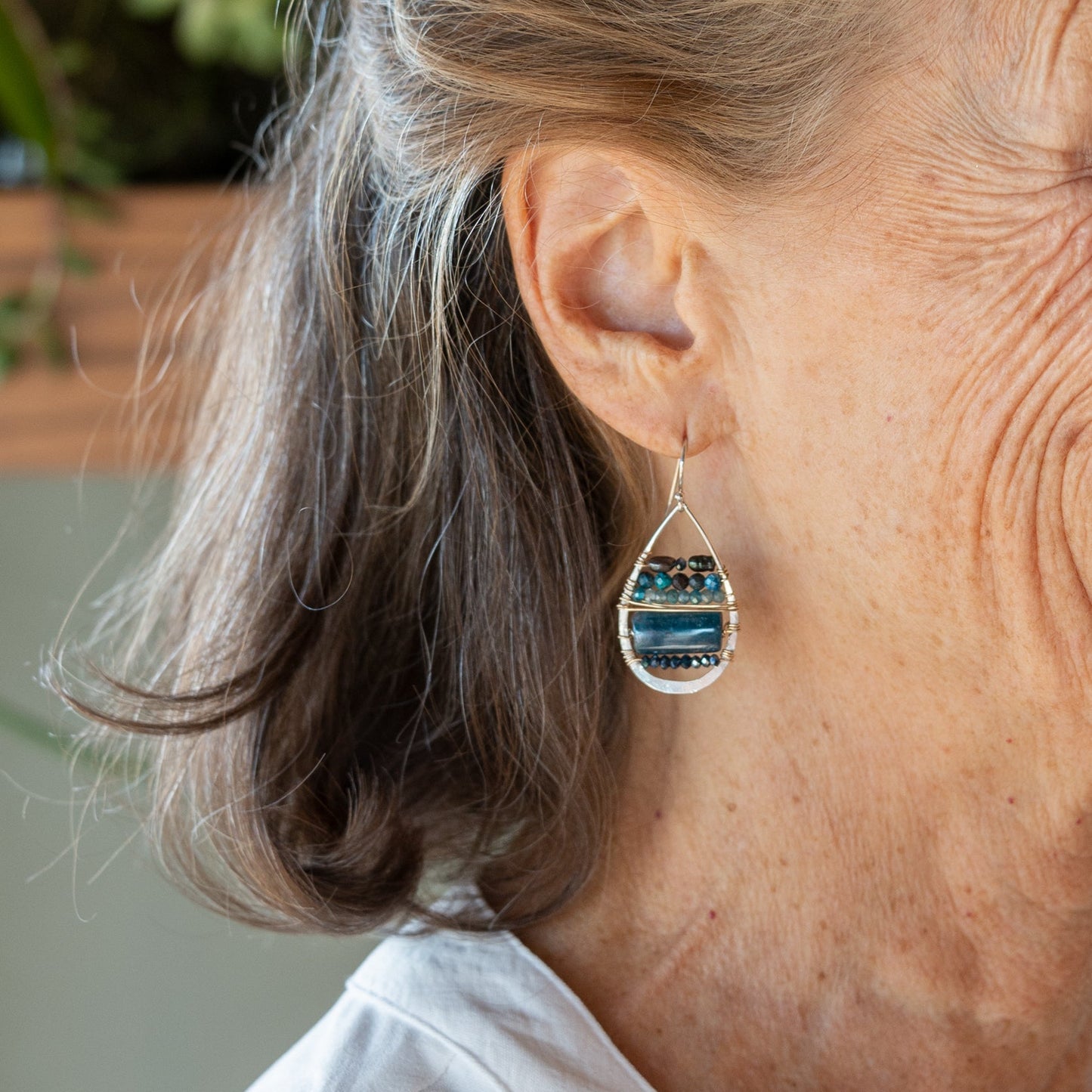 Art By Any Means Apatite Gemstone Array Earrings