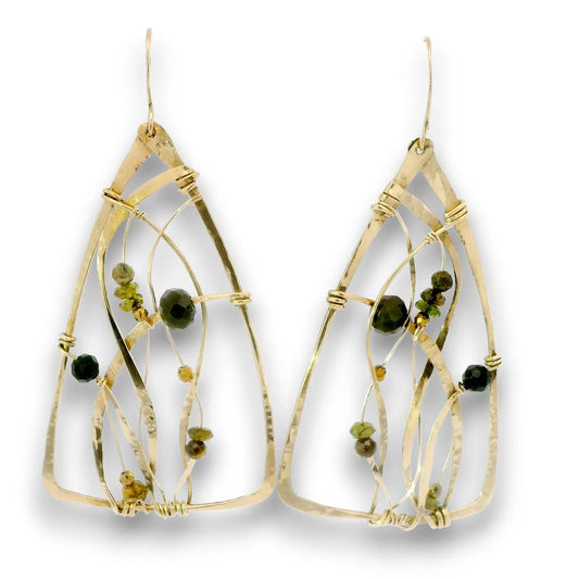 Art By Any Means Earrings Art By Any Means Tourmaline Garden Earrings 90490334 Art By Any Means Tourmaline Garden Earrings