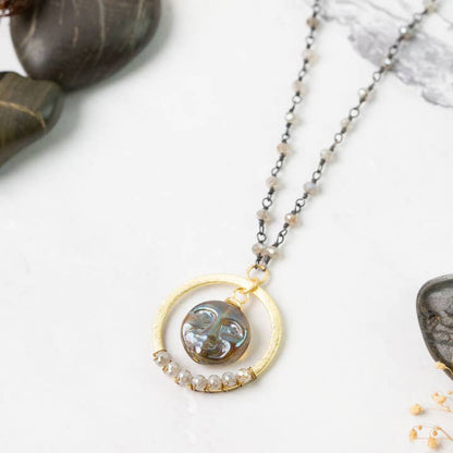 Anne Vaughan Designs Jewelry Necklaces Anne Vaughan Equinox Moonstone Statement Necklace 94575838 Anne Vaughan Equinox Moonstone Statement Necklace