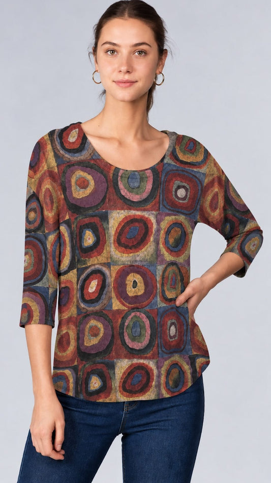 Et'Lois Tops Et' Lois Fiona Tee - Multiple Prints 66935262 Et' Lois Fiona Tee - Multiple Prints
