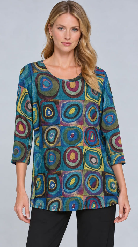 Et'Lois Tunics Et' Lois Honey A-Line Tunic - Multiple Prints 66181598 Et' Lois Honey A-Line Tunic - Multiple Prints