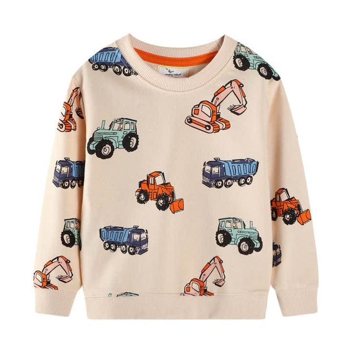 The Find Peaks Children's Clothing The Find Peaks Excavator Sweatshirt The Find Peaks Excavator Sweatshirt