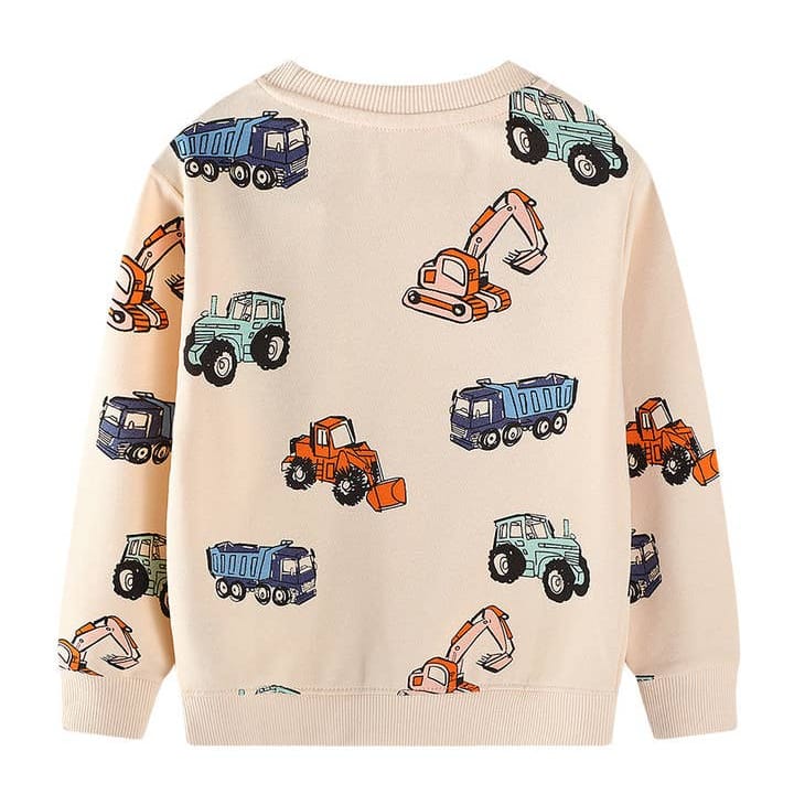The Find Peaks Children's Clothing The Find Peaks Excavator Sweatshirt The Find Peaks Excavator Sweatshirt