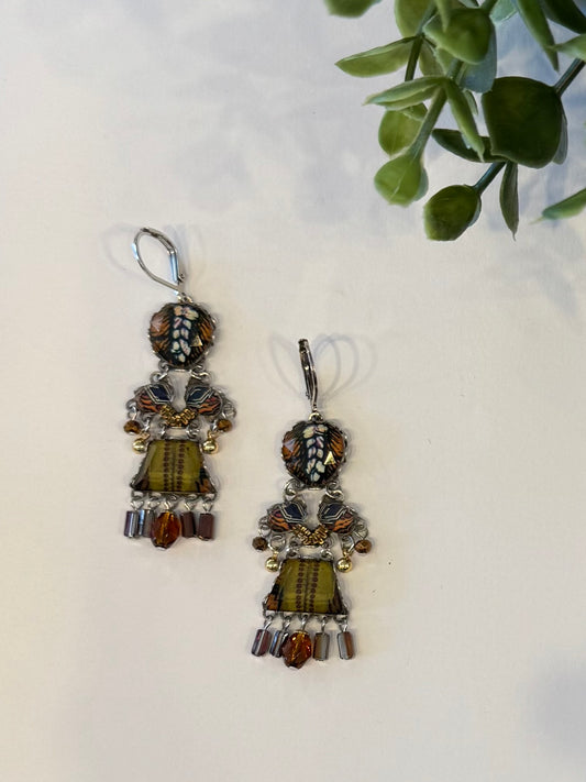 Ayala Bar Golden Dunes Set Noctira Earrings