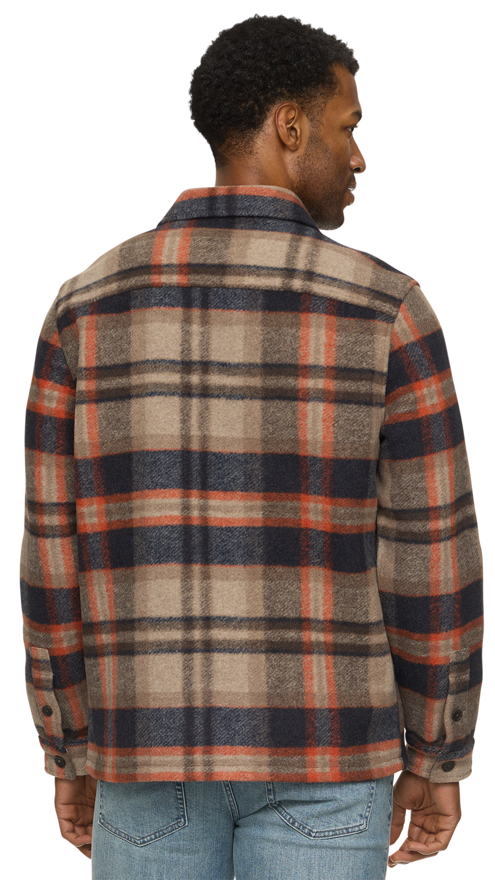 Flag & Anthem Midland Brushed Plaid Shirt Jacket